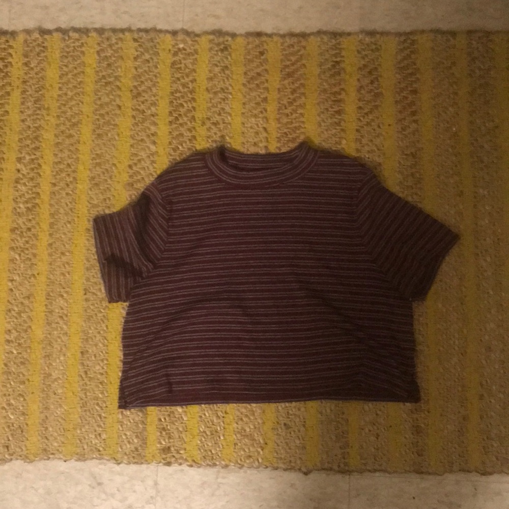 Striped crop top